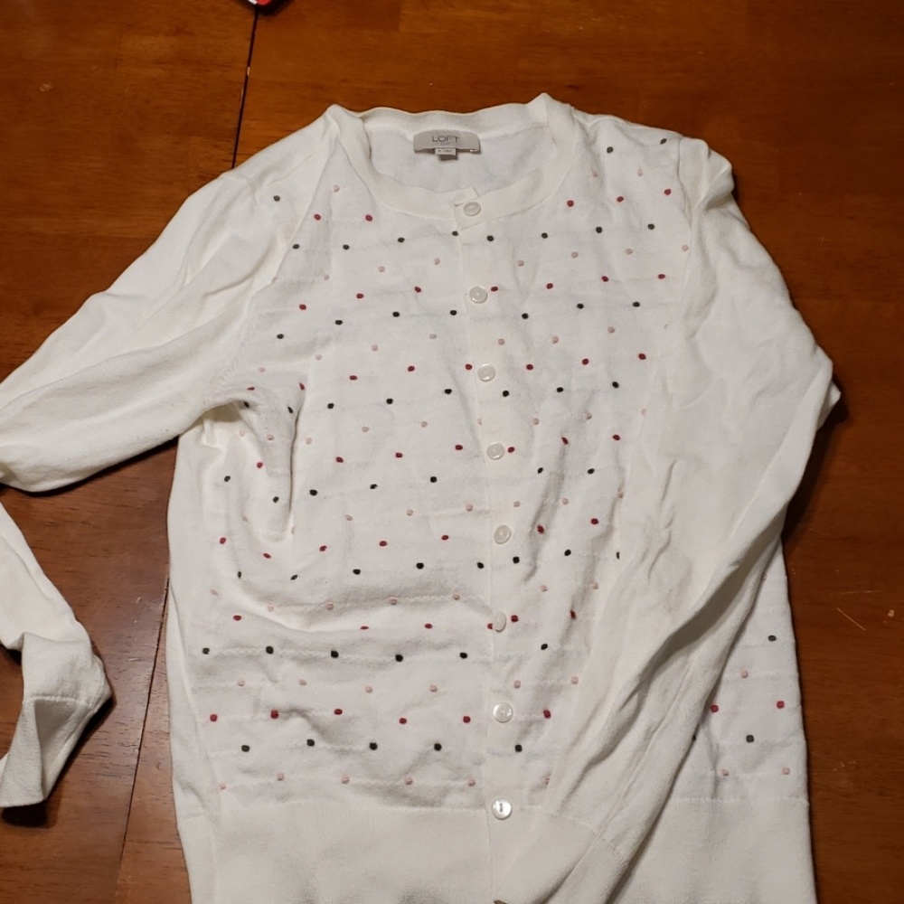 Loft button up cardigan